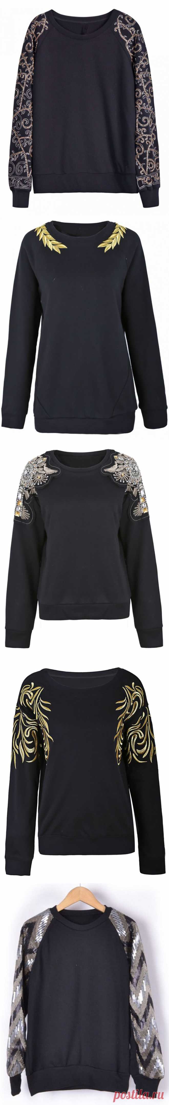 Свитшот - идеи для переделки (вторая подборка) / Декор /