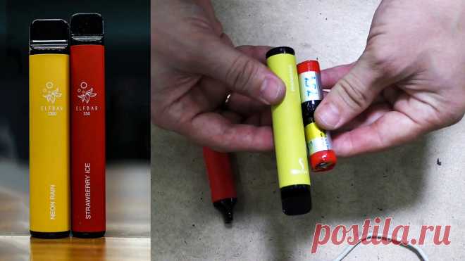 Как сделать Power Bank из одноразовых HQD «Power Bank» - он же внешний аккумулятор позволит зарядить гаджеты без подключения к электрической сети. И сегодня мы делаем пауэрбанк своими руками из электронной сигареты. Почему именно из неё? В состав девайса входит аккумулятор ёмкостью до 1000 мА/час. А в корпусе электронной сигареты, который