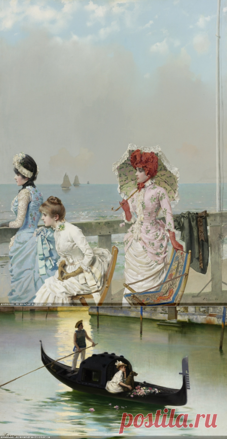 Vittorio Matteo Corcos (ITALIA, 1859 - 1933) — итальянский художник-портретист... Жанровое (часть-1)