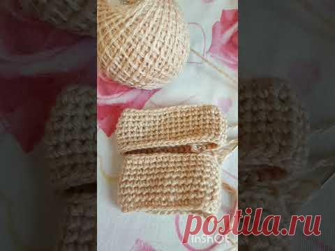 Как связать ровные столбики без накида #shorts