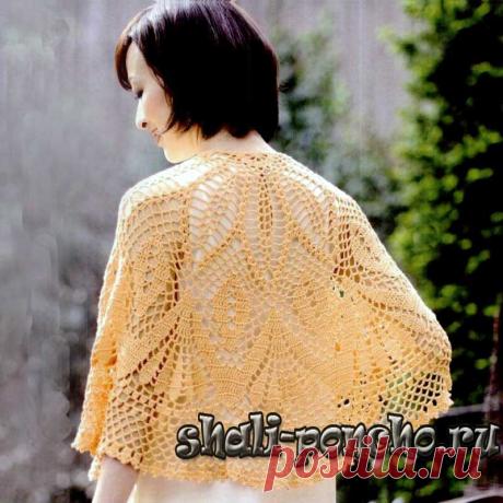 Небольшая полукруглая шаль