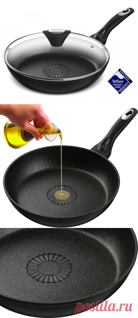 СКОВОРОДА С АНТИПРИГАРНЫМ ПОКРЫТИЕМ TEFLON PROFILE И СТЕКЛЯННОЙ КРЫШКОЙ, ДИАМЕТР 26 СМ.  Артикул: 945A007, Цена 1 470.00 руб.
Покрытие teflon profile - это покрытие премиум класса, разработанное по новой технологии, сочетающей в себе 3 компонента:
 - Базовый слой, обеспечивающий высококачественное надежное сцепление между покрытием и металлической подложкой,
- Второй компонент состоит из твердого карбида кремния, вкрапленного в цветное среднее покрытие. Частицы карбида кре...