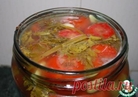 Квашеные помидоры за 3 дня - кулинарный рецепт
