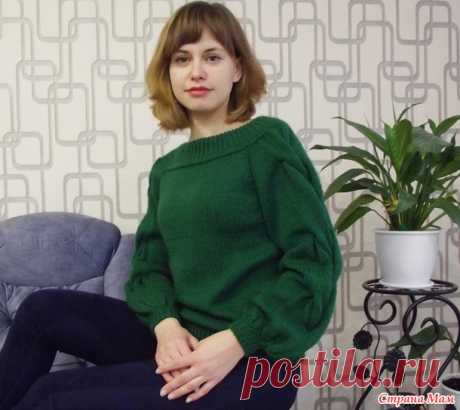 Изумрудная кофточка - Вязание - Страна Мам