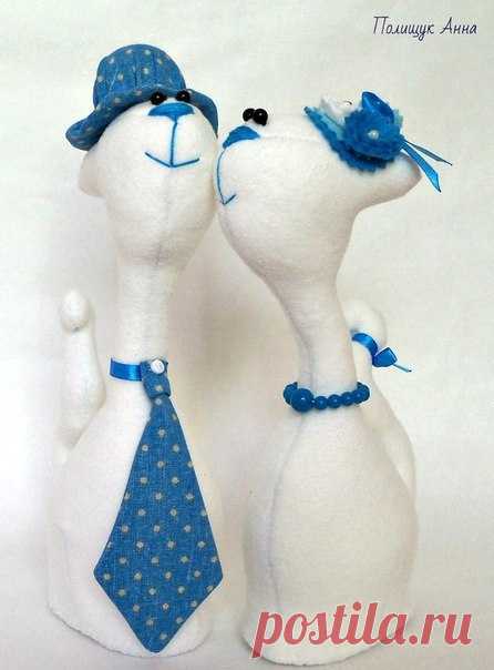 Котики - валентинки