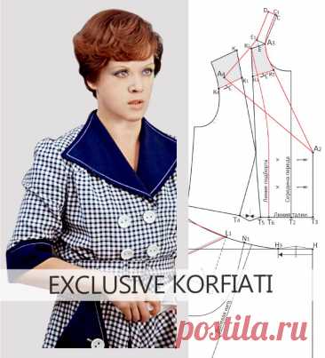 Выкройка платья из фильма "Служебный роман" от А. Корфиати Выкройка платья из фильма "Служебный роман". Клетчатое платье Людмилы Прокофьевны - настоящий хит! Сшейте самостоятельно по нашей инструкции