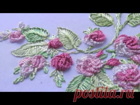 БРАЗИЛЬСКАЯ ВЫШИВКА  BRAZILIAN  EMBROIDERY - YouTube