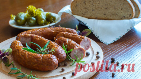 Украинская Домашняя Колбаса С Чесноком. Простой Рецепт, Вкусно И Сытно! 🍮 | ПерекусоФФ | Яндекс Дзен