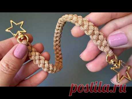 Супер просто! Как связать ремень для сумки крючком #crochetbagstrap