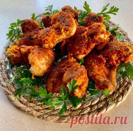 Куринные крылышки. Рецепт приготовления как из популярного кафе. Вам точно понравится. | Люсин сад | Дзен