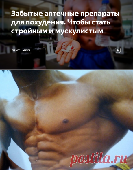 Забытые аптечные препараты для похудения. Чтобы стать стройным и мускулистым | fitnechannel | Яндекс Дзен