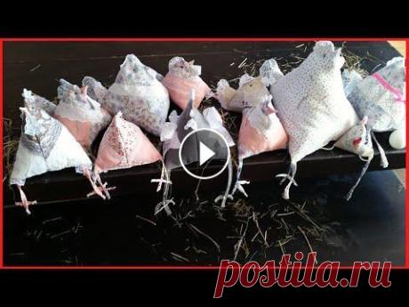#DIY Курочка , мягкая игрушка Курочку из ткани можно даже #сшитьсдетьми. Она проста в изготовлении ,а вместо швейной машинки, возможно использовать горячий клей. #курочкаизткани бу...