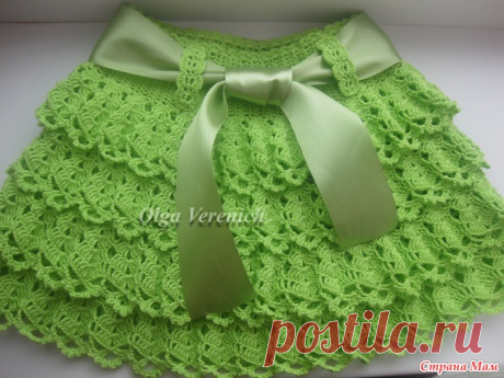 Юбочка от Ольги Веренич - Вяжем вместе он-лайн - Страна Мам