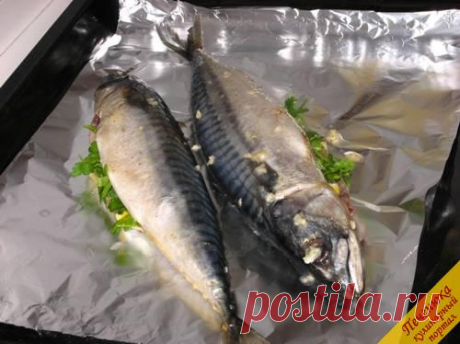 Скумбрия, запеченная в духовке (рецепт) — Кулинарный портал Печенюка