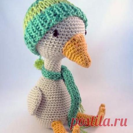 Амигуруми птица