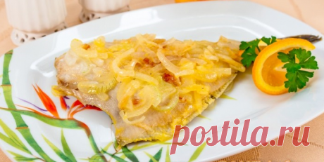 Камбала жареная с апельсинами, пошаговый рецепт с фото