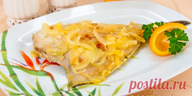 Камбала жареная с апельсинами, пошаговый рецепт с фото