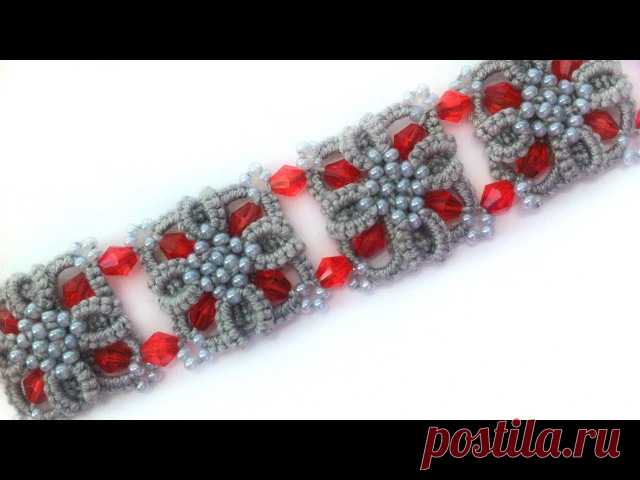 Браслет фриволите иглой анкарс. Видео мастер класс фриволите. DIY Bracelet frivolite needle ankars https://www.youtube.com/watch?v=UL7AlHSNM4g&t=25s