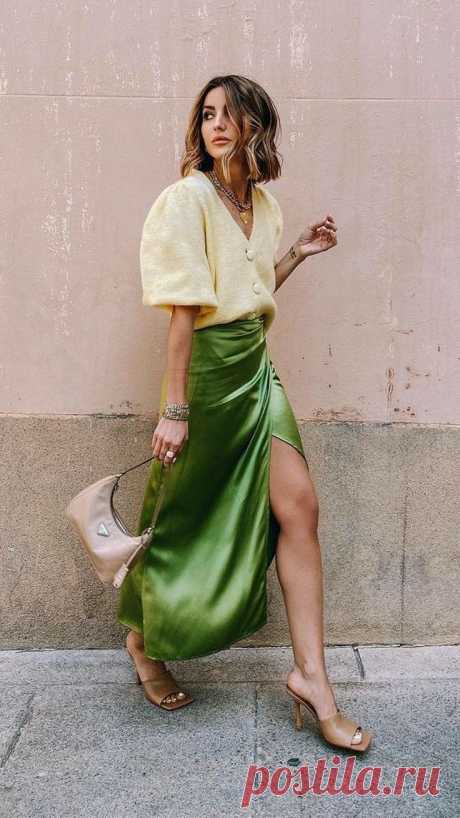 Work Outfits Women Are Obsessed With – Here’s How to Look Effortlessly Chic! 22 | Stylish work outfits, Work outfits women, Green skirt outfits