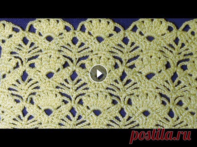 Ажурный узор для жакета, пуловера, платья крючком. Вязание по схеме

вязание для женщин страна мам