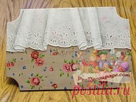&quot;Егоровский батист&quot; или имитация кружева в декупаже - Статьи - Декупаж - ProDecoupage.com