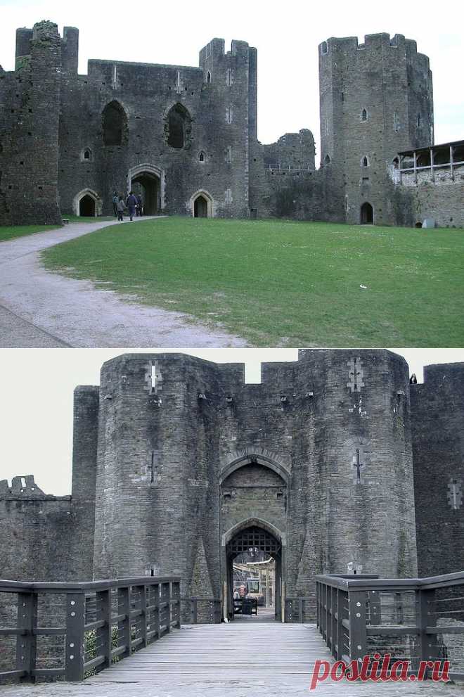 Замок Кайрфилли (Caerphilly Castle).