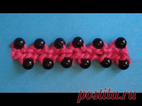 Турецкий жгут. Простой. С бусинами. Мастер-класс. | razpetelka.ru