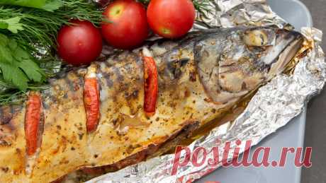 Любая рыба получается одинаково вкусной (мариную специальной смесью). Сегодня запекаем скумбрию. | Евгения Полевская | Это просто | Яндекс Дзен