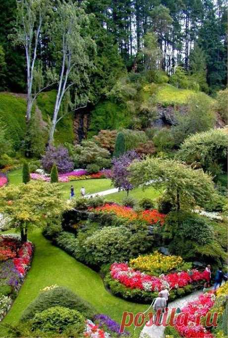 Butchart Gardens, Victoria, B.C., Canada  |  Найдено на сайте topinspired.com.