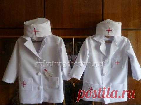 Медицинский халат для доктора Айболита | Рукотворчество