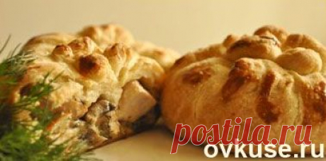 Слоеные пирожки с курицей и грибами - Простые рецепты Овкусе.ру
