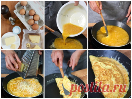 🍀 Делаем необычный вкусный омлет на сковороде (интересные рецепты с фото пошагово)