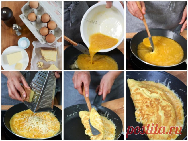🍀 Делаем необычный вкусный омлет на сковороде (интересные рецепты с фото пошагово)