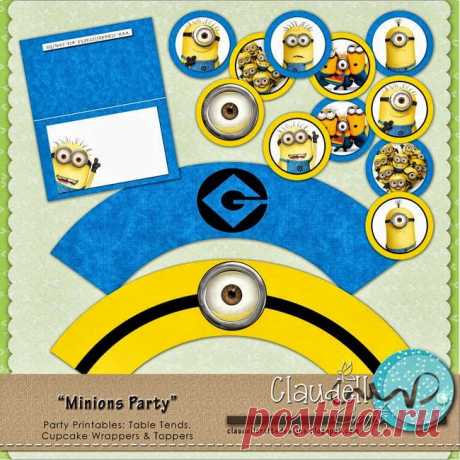Mini Kit de Minions para Imprimir Gratis. | Ideas y material gratis para fiestas y celebraciones Oh My Fiesta!