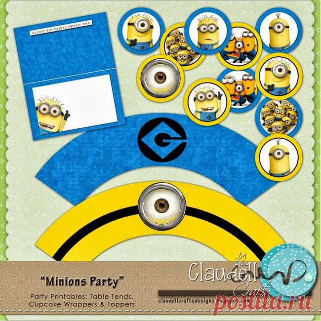 Mini Kit de Minions para Imprimir Gratis. | Ideas y material gratis para fiestas y celebraciones Oh My Fiesta!