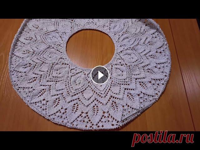 Летняя блузка спицами "Серебро", 2 часть МК Блузка вяжется на размер 50-52, спицы № 3,5, расход пряжи 300 гр. Ссылка на схемы № 2 и 3: Ссылка на схему № 4: Ссылка на 1 часть МК: Готовую блузку м...