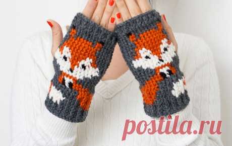 Чтобы руки были в тепле, свяжем красивые митенки сами за один вечер. Схемы прилагаются | Ольга knits спицами и крючком | Яндекс Дзен