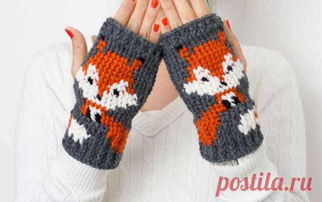 Чтобы руки были в тепле, свяжем красивые митенки сами за один вечер. Схемы прилагаются | Ольга knits спицами и крючком | Яндекс Дзен