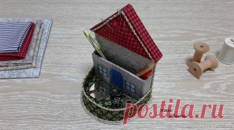 Мастер-класс : Как сделать органайзер-игольницу «Домик» | Журнал Ярмарки Мастеров