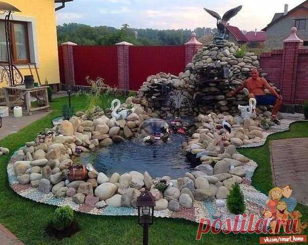Обалденный пруд на любимой даче