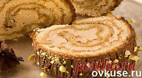 Рождественское полено с кофе - Простые рецепты Овкусе.ру