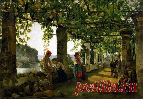 «Веранда, обвитая виноградом» - С. Ф. Щедрин