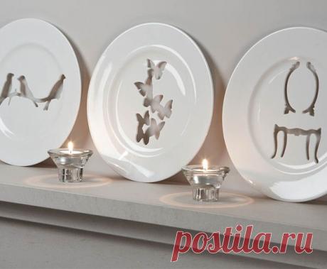 Идеи по оформлению стен декоративными тарелками — Мой дом