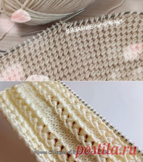Красивый узор спицами Замочки//вяжем вместе. - поиск Яндекса по видео