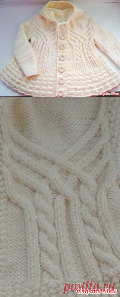Начинаем он-лайн " Пальто для девочки" - Вяжем вместе он-лайн - Страна Мам