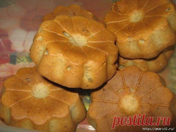 Банановые кексы с овсянкой..