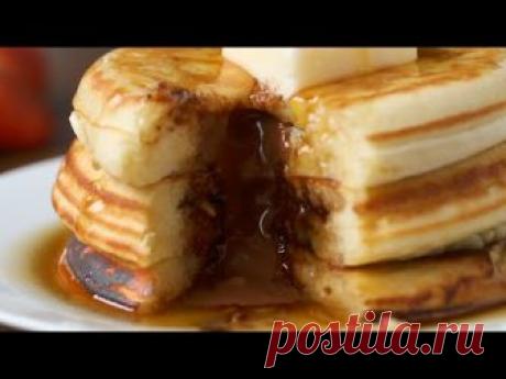 ПУХКАВИ ШОКОЛАД-ЛАВА ПАЛАЧИНКИ