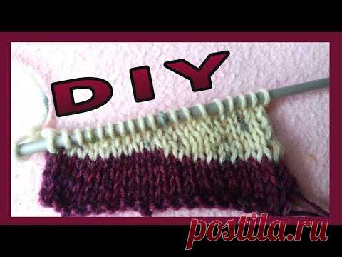 Verkürzte Reihen stricken ( Lochfrei ) • DIY  * Julebuergerfee