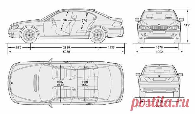 BMW 7 серии седан - Е65 (2005-2008) - Технические характеристики, фото, презентации. - Интернет портал BMWPEOPLE
