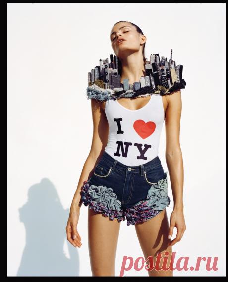 Изабели Фонтана (Isabeli Fontana) в фотосессии Ричарда Буша (Richard Bush) для журнала Purple (осень-зима 2007)